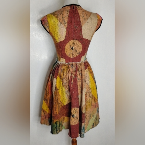 SPACE RUSTIC MOSTLY COTTON FROCK - Picture 10 of 11